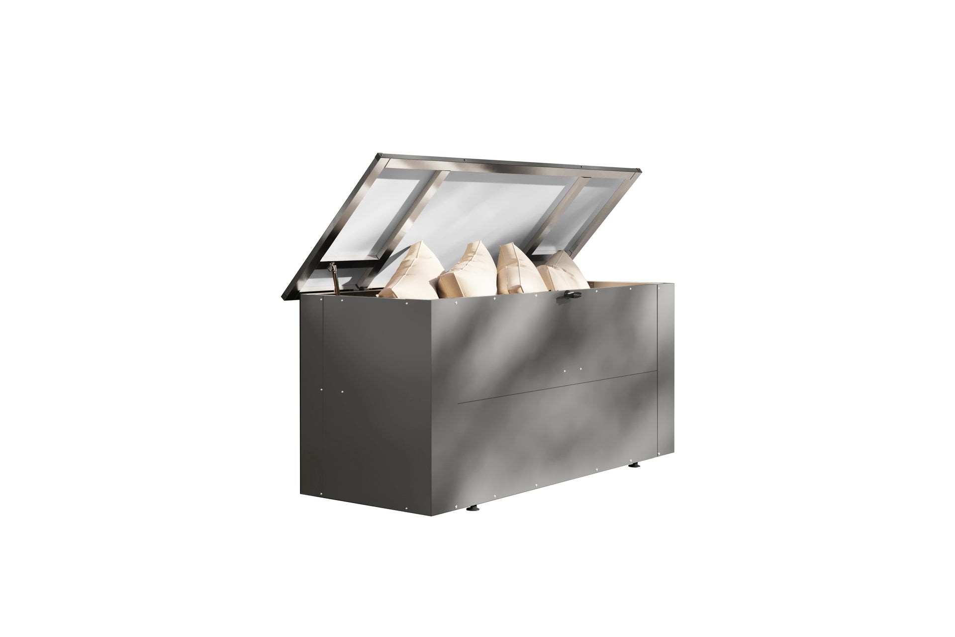 Karibu Metallbox Himalia 1, graualuminium