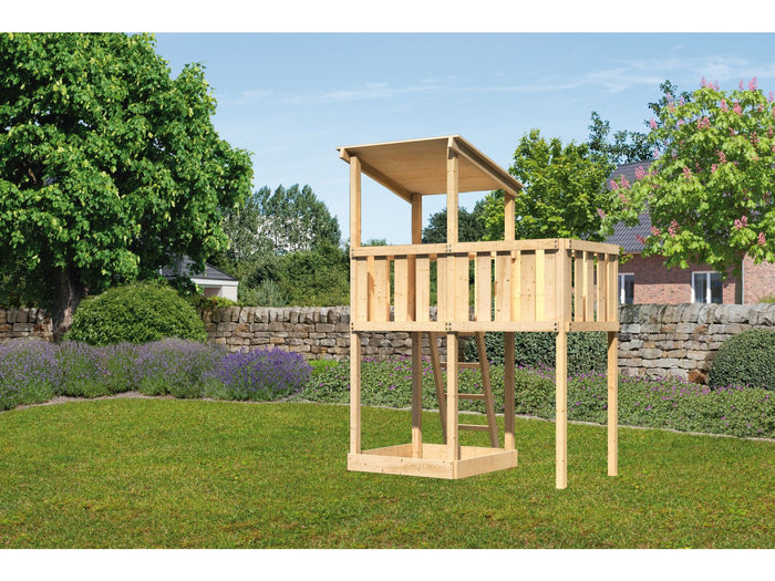 Karibu Spielturm Anna + Anbauplattform