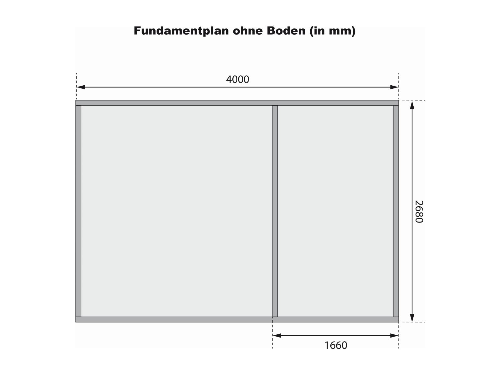 Karibu Systemhaus Mühlentrup 2 terragrau 19 mm