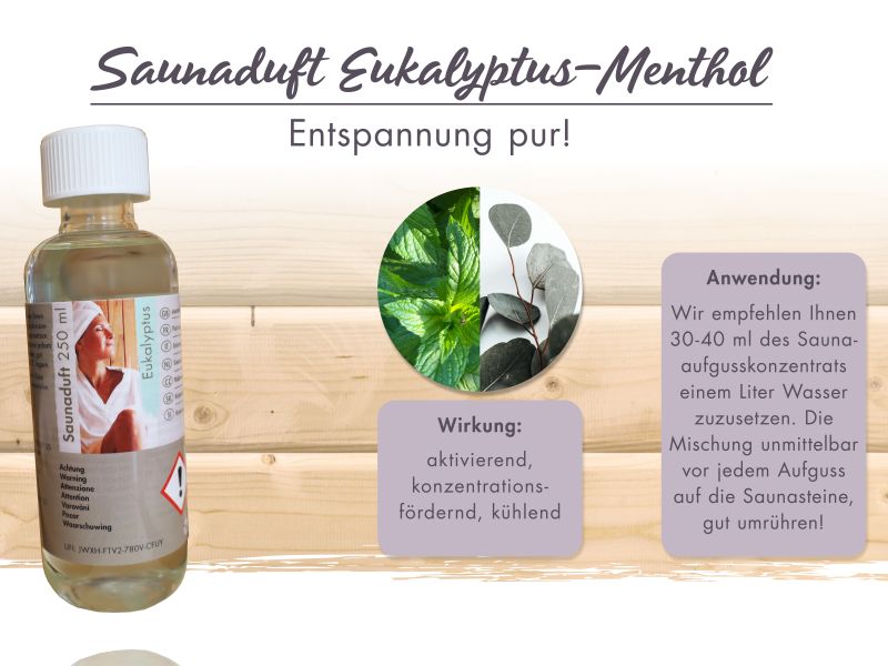 Karibu Sauna Aufgusskonzentrat Eukalyptus/Menthol