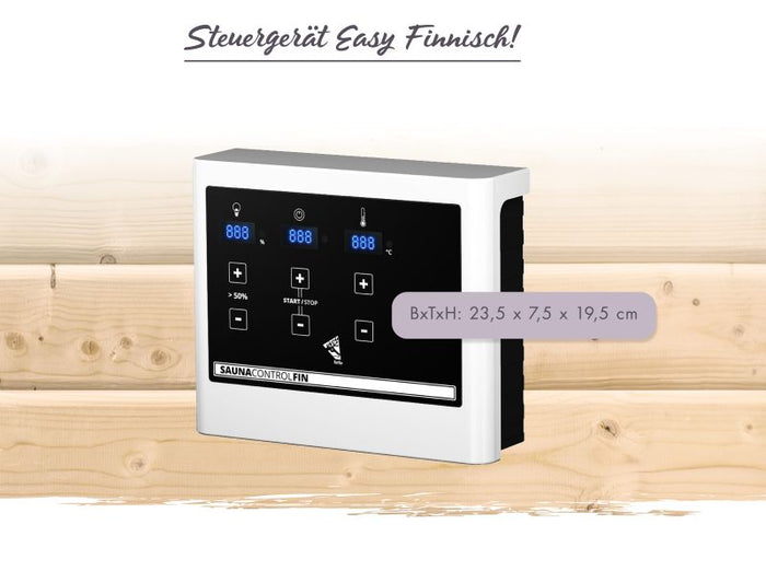 Karibu Saunaofen 9,0 kW externe Steuerung Easy und Steine