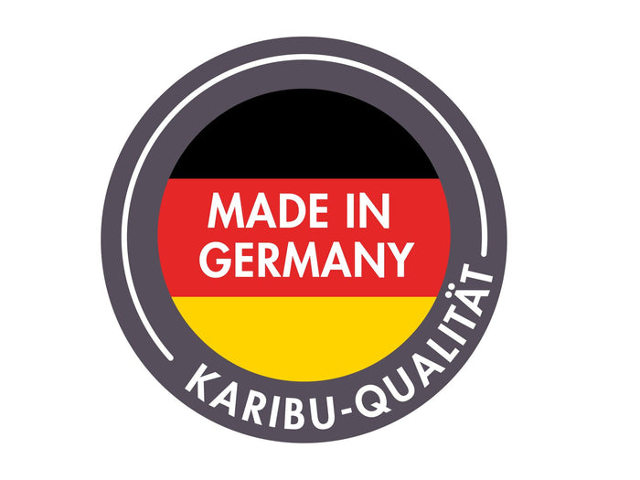 Karibu Saunahaus Laguna natur,73 mm -inkl. 9 kW Bioofen ext. Steuerung Wifi HUUM