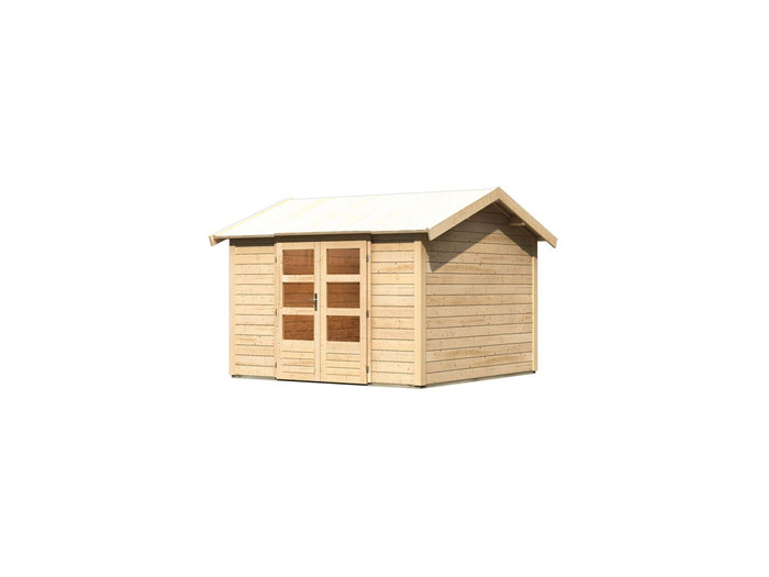 Karibu Gartenhaus Theres 7 natur 28 mm