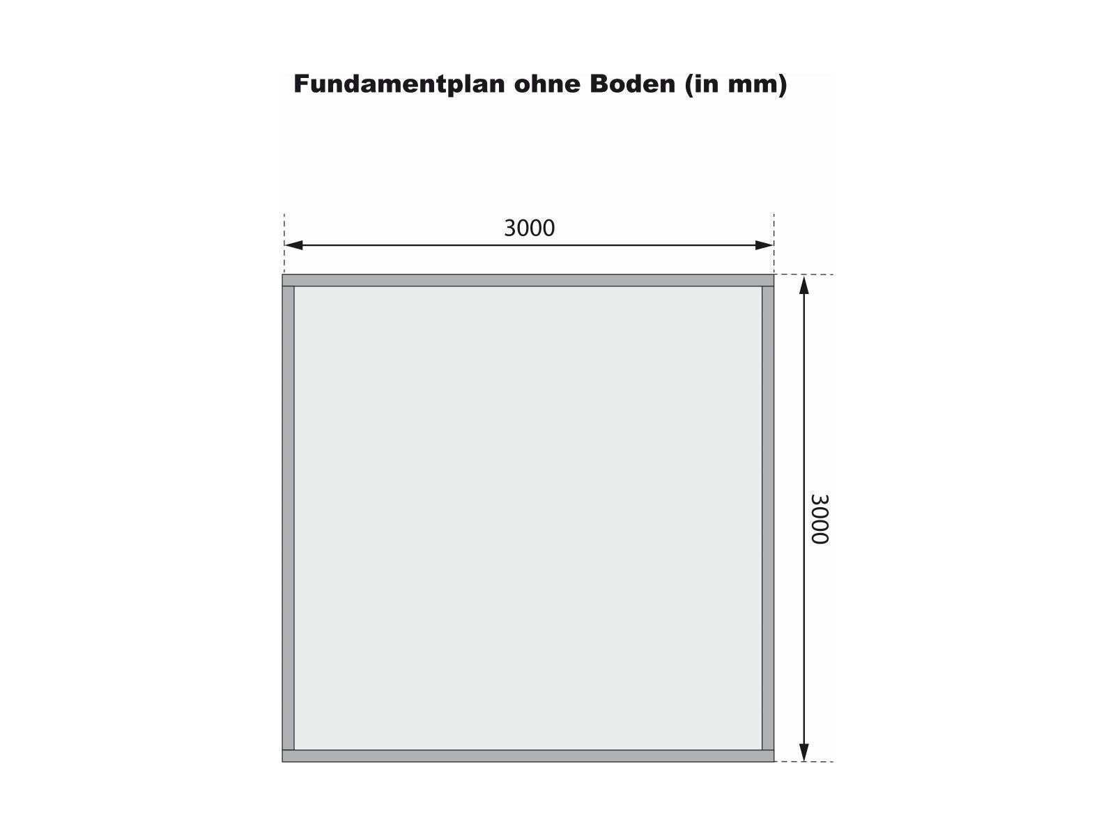 Karibu Gartenhaus Theres 7 terragrau 28 mm