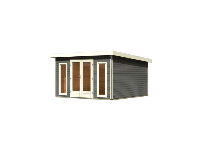 Karibu Gartenhaus Radeburg 3 terragrau 38 mm