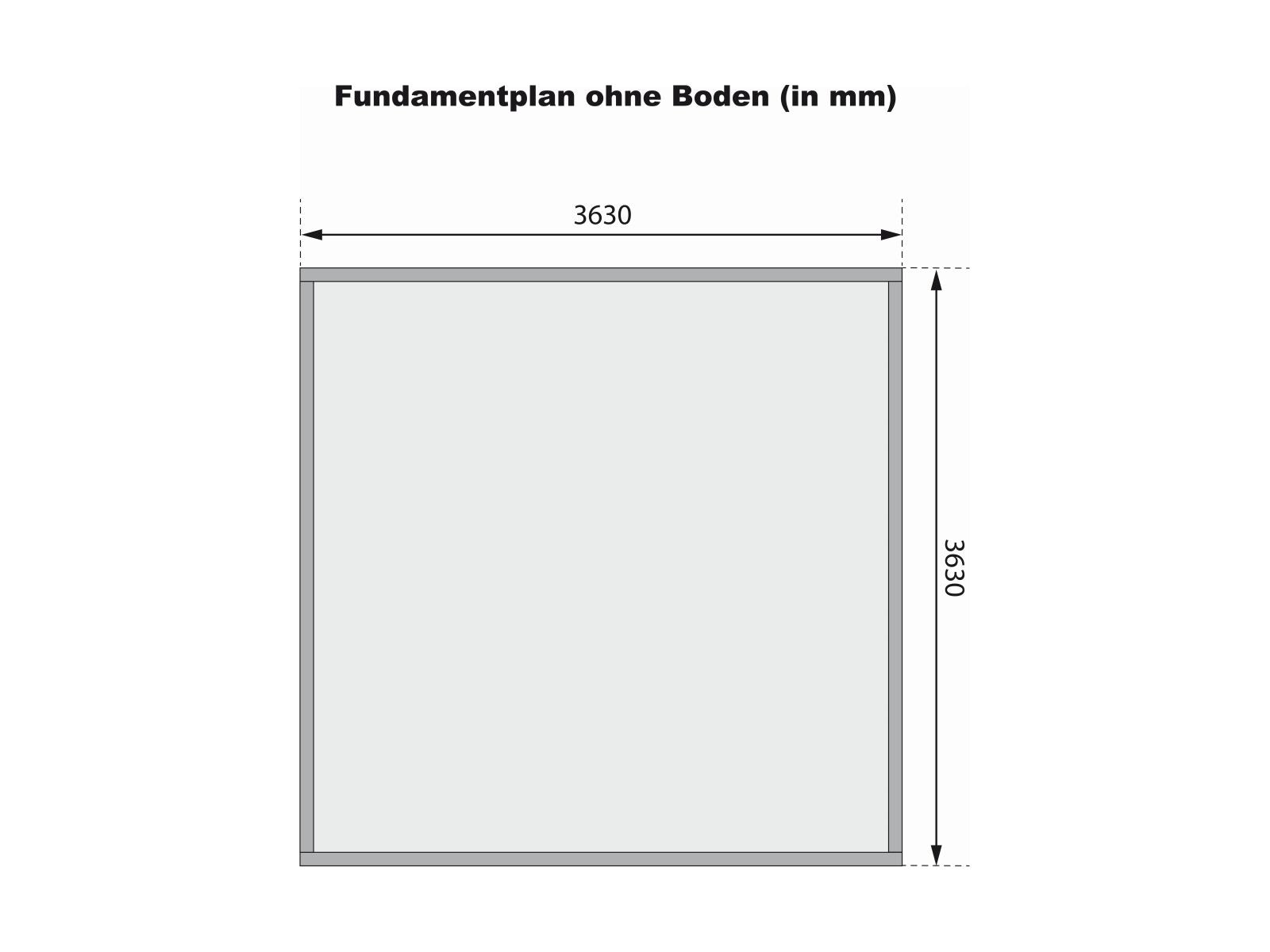 Karibu Gartenhaus Radeburg 3 terragrau 38 mm