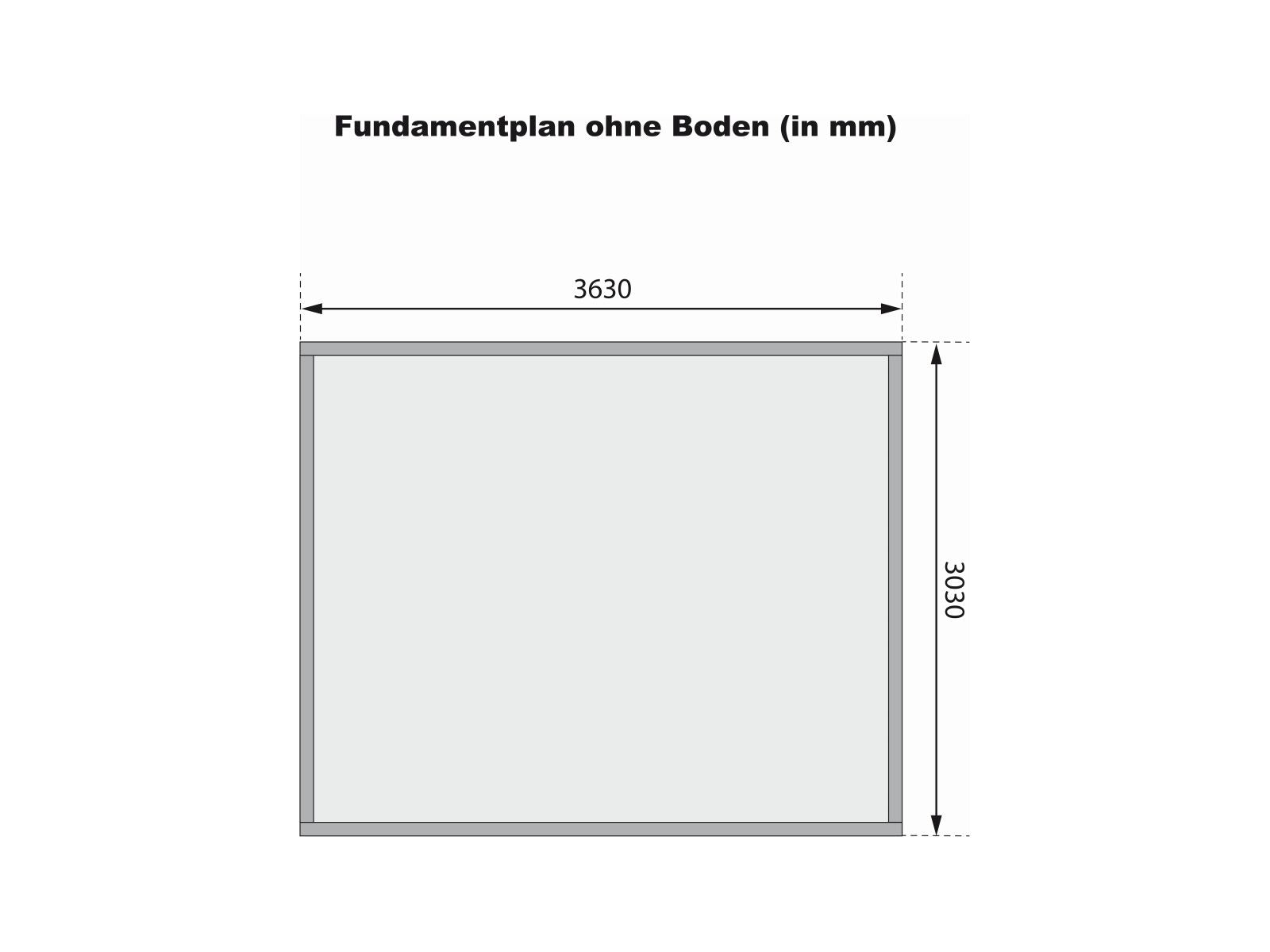 Karibu Gartenhaus Radeburg 2 terragrau mit Anbaudach 3,3 m und Rückwand