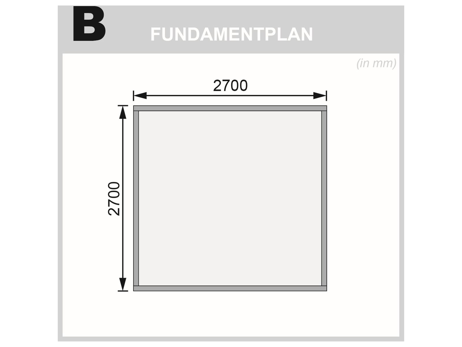 Karibu Gartenhaus Kastorf 6 - 28 mm natur