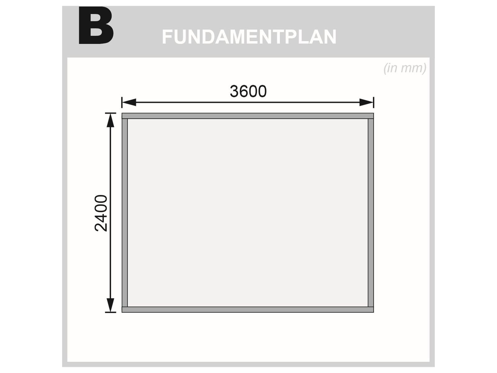 Karibu Gartenhaus Kastorf 7 - 28 mm natur