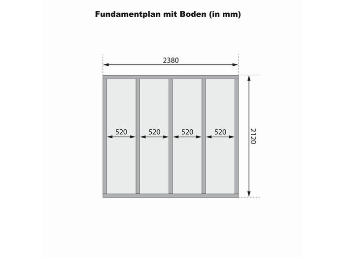 Karibu Fasssauna Quadro 1 Plus,38 mm, inkl. 9 kW Ofen ext. Steuerung