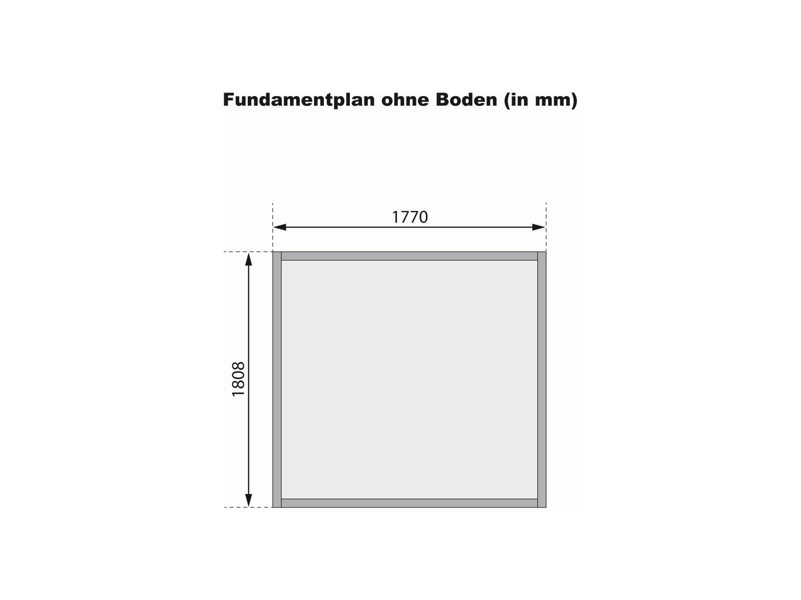 Karibu Gerätehaus Dahme 3 natur 14 mm