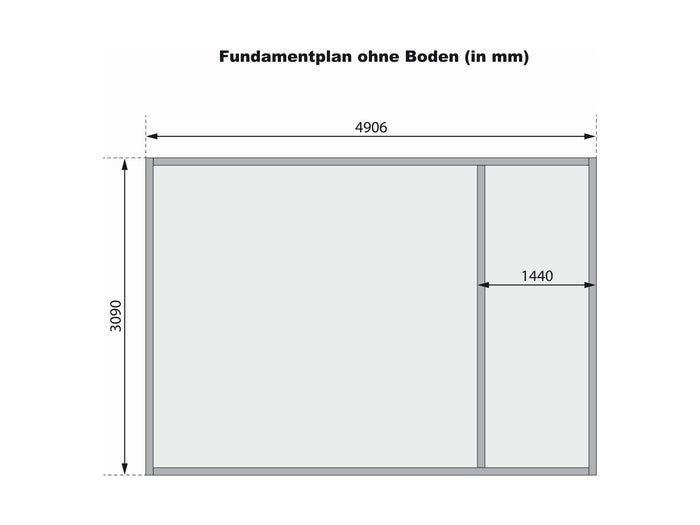 Karibu Gartenhaus Lagor 2 38 mm 2-Raum-Haus