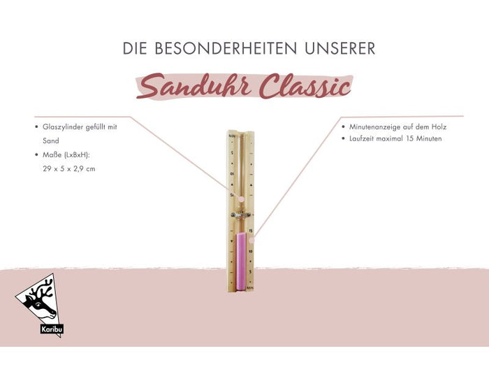 Karibu Sauna Sanduhr Classic