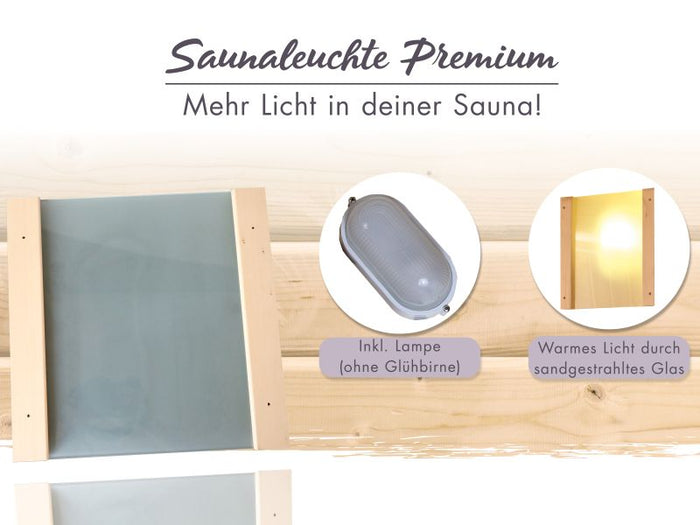 Karibu Saunaleuchte Premium