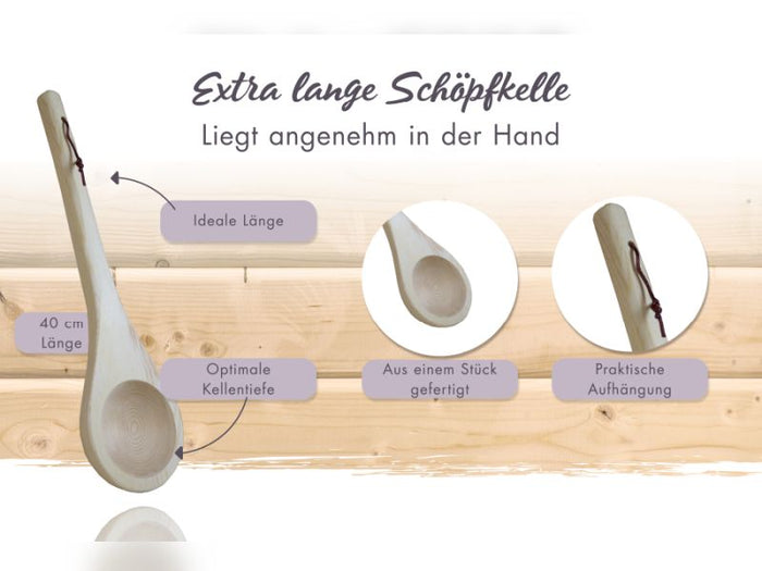 Karibu Saunazubehör-Set Classic 6-teilig