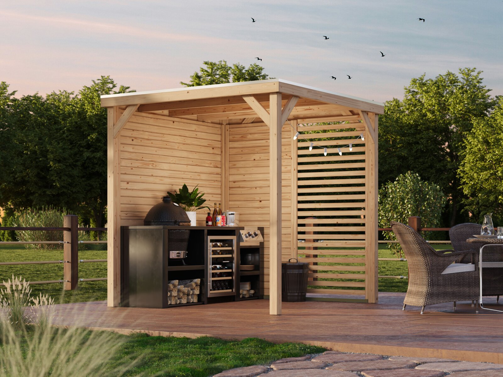 Karibu Pavillon Cubeco, natur