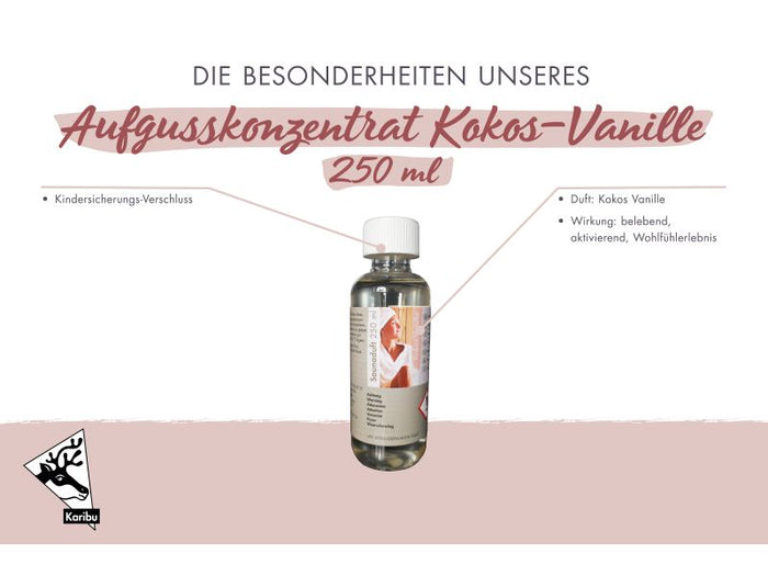 Karibu Sauna Aufgusskonzentrat Kokos Vanille