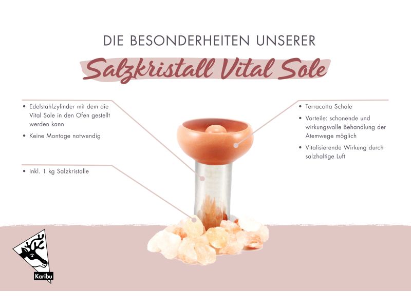 Karibu Salzkristall Vital Sole