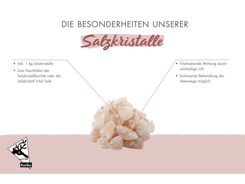 Karibu Ersatz Salzkristalle 1 kg