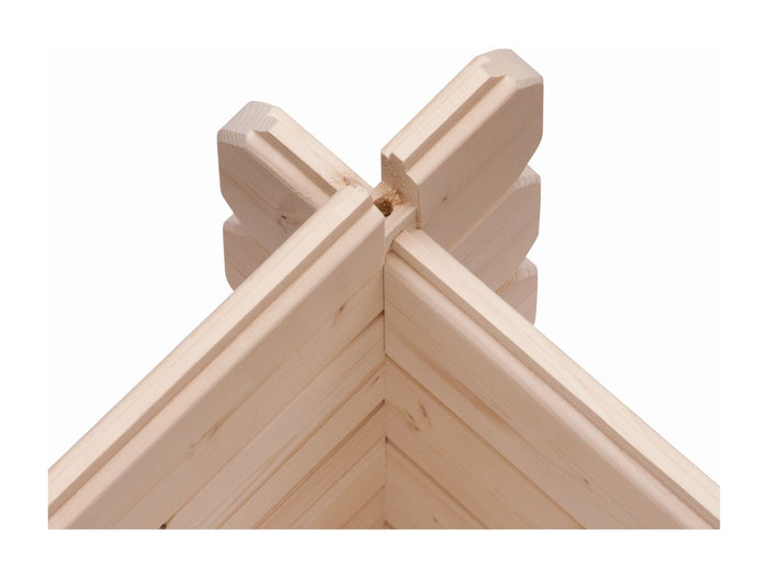 Karibu Gartenhaus Radur 0 28 mm 2-Raum-Haus