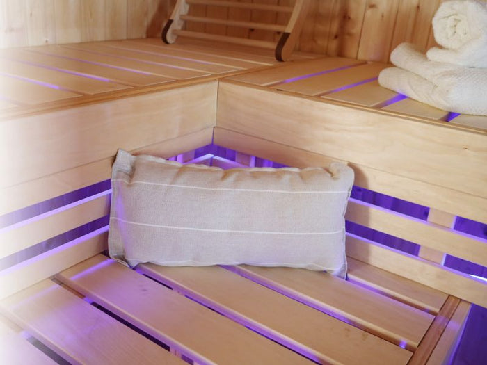 Karibu Saunakissen, hitzebeständing