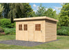 Karibu Gartenhaus Tintrup 2-Raum-Haus natur 28 mm