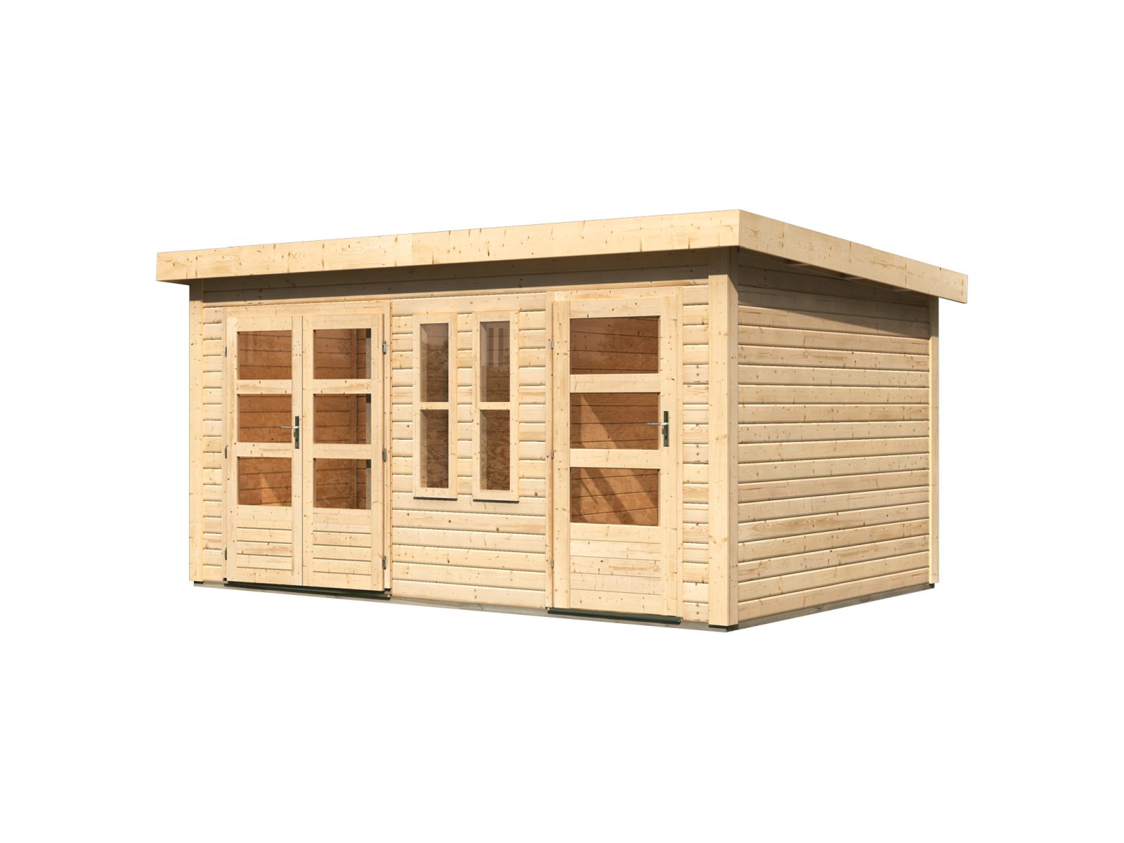 Karibu Gartenhaus Schönbuch 2 38 mm 2-Raum-Haus