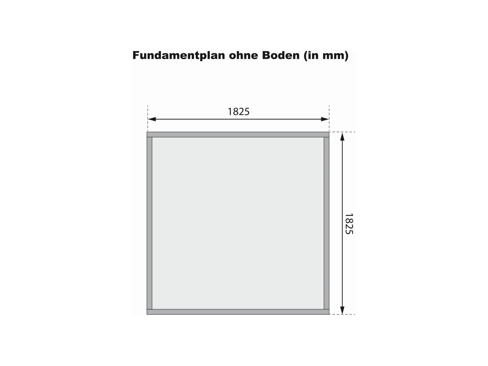 Karibu Gartenhaus Stockach 2 natur