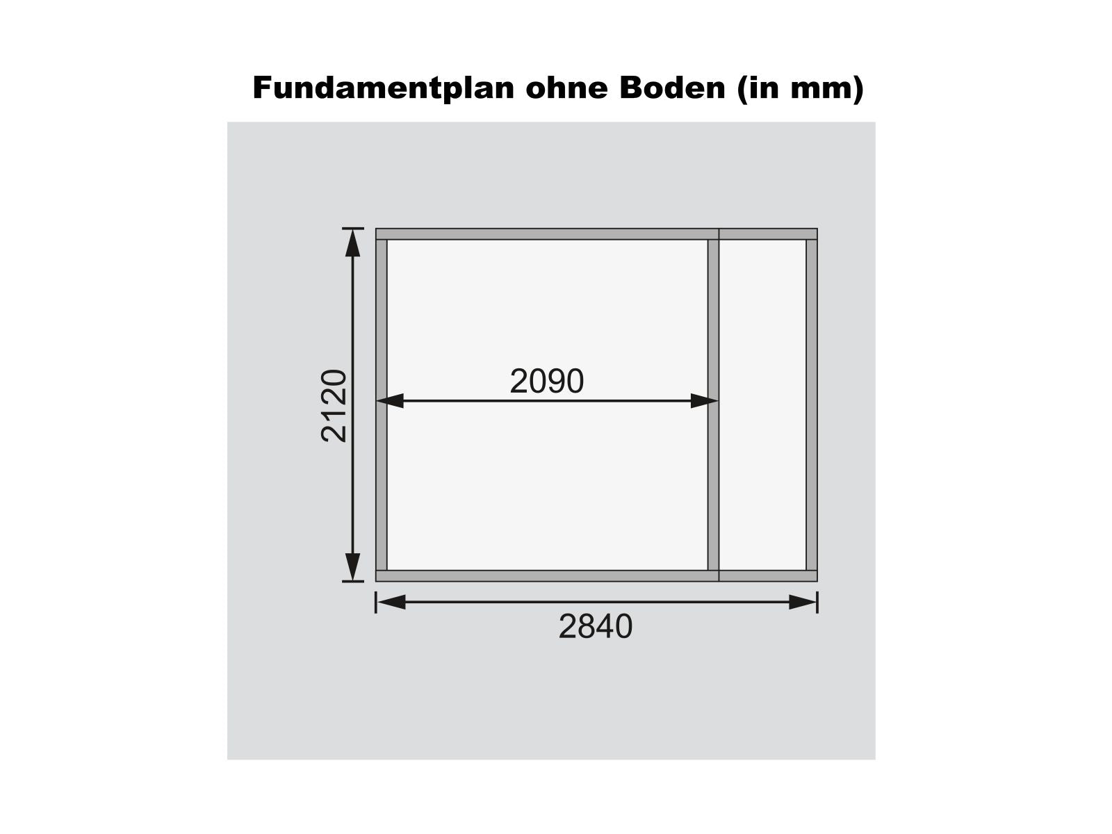 Karibu Gartenhaus Retola 2 inkl. Anbauschrank