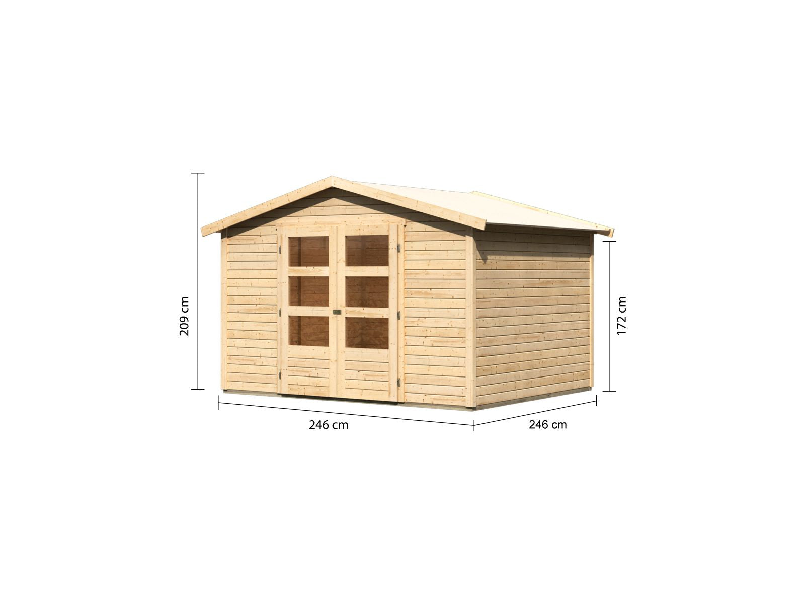 Karibu Gartenhaus Amberg 4