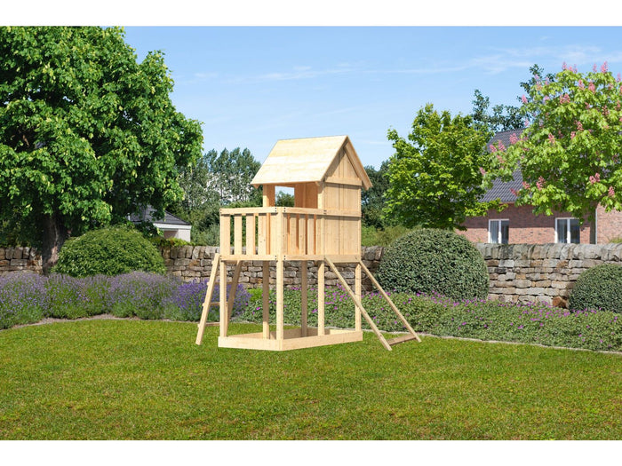 Karibu Stelzenhaus Frieda + Netzrampe