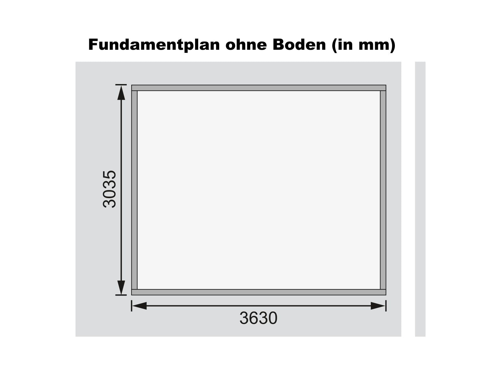 Karibu Gartenhaus Northeim 4 terragrau 38 mm