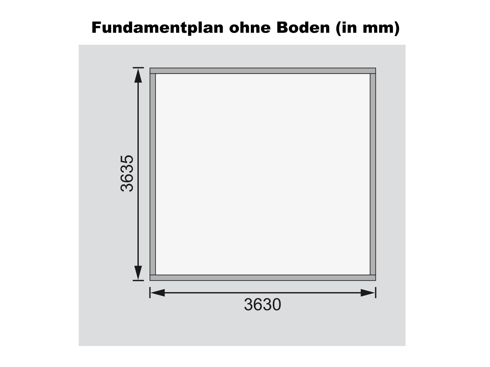 Karibu Gartenhaus Northeim 5 terragrau 38 mm
