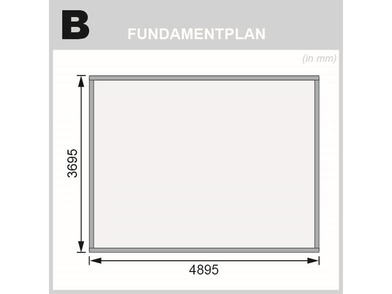 Karibu Gartenhaus Northeim 6 natur 38 mm