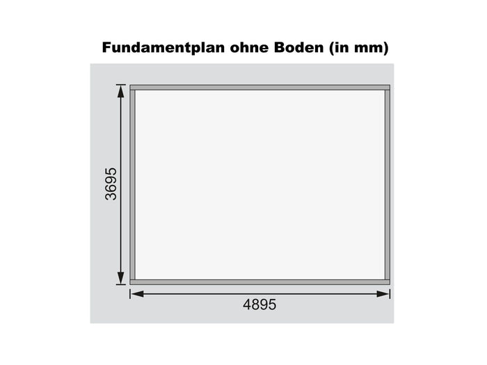 Karibu Gartenhaus Northeim 6 natur 38 mm