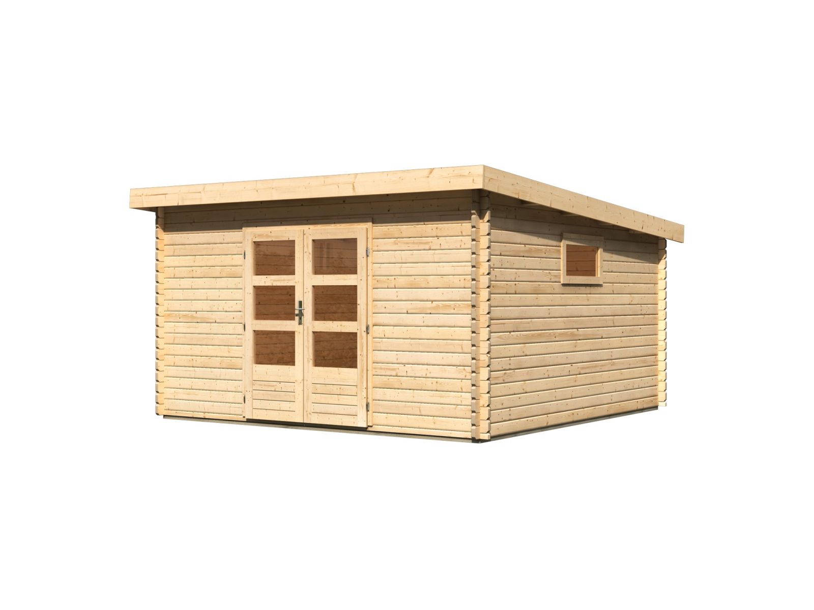 Karibu Gartenhaus Trittau 6 natur