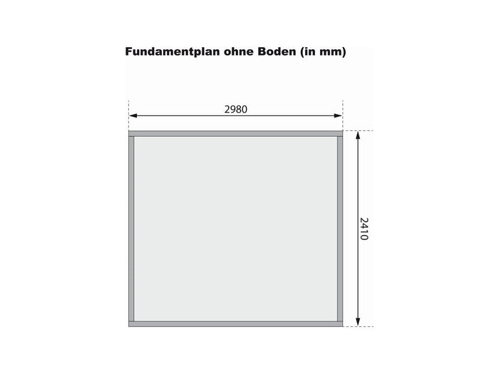Karibu Gartenhaus Kerko 5 natur 19 mm