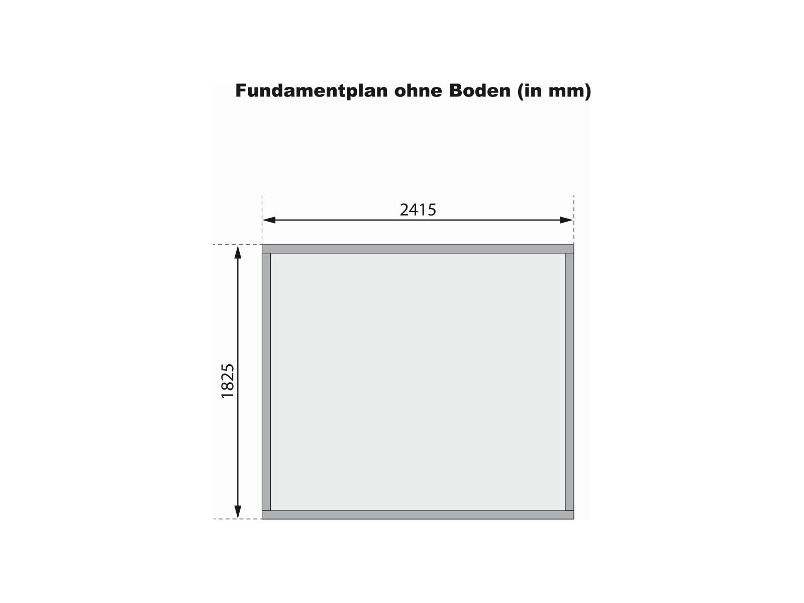 Karibu Gartenhaus Amberg 3 terragrau