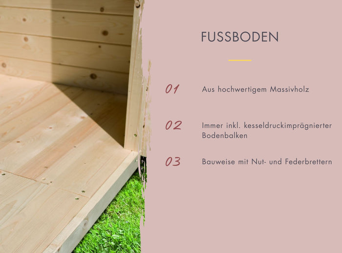 Karibu Saunahaus Skrollan 3, inkl. 9 kW Ofen ext. Steuerung HUUM - Klassische Tür, Terragrau