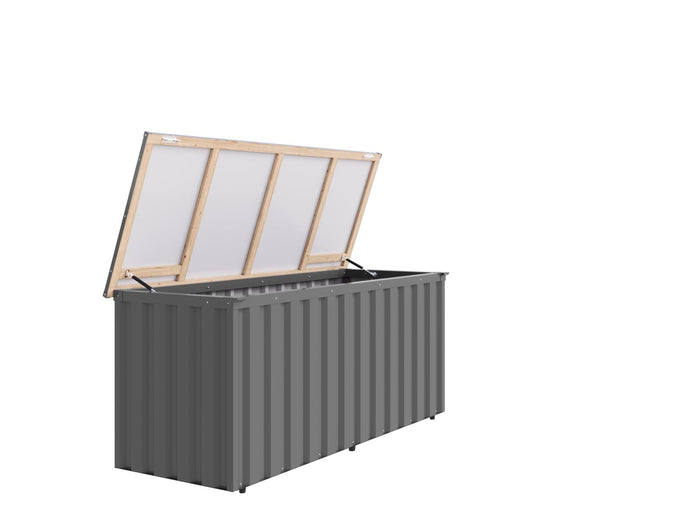 Karibu Metallbox Indium 3, Graualuminium