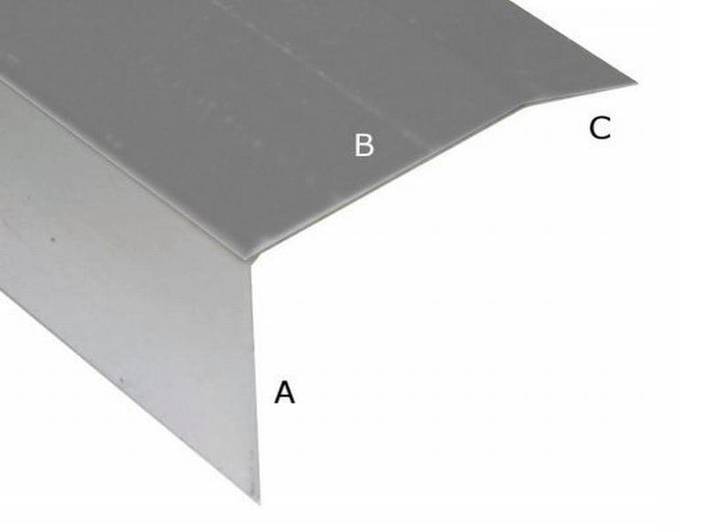 Aluminium Winkelprofil für EPDM-Dacheindeckung 6 Stück
