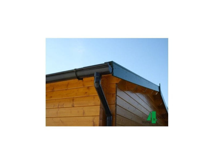 Ergänzungsset K4A - 200 cm Satteldachverlängerung braun