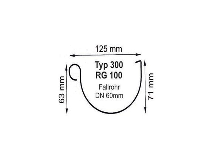 Ergänzungsset K4B - 200 cm Satteldachverlängerung anthrazit