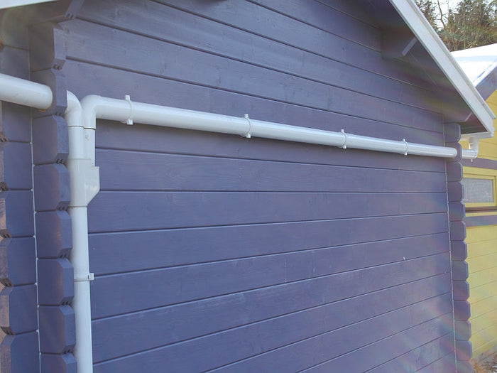 Ergänzungsset zur einseitigen Entwässerung weiß