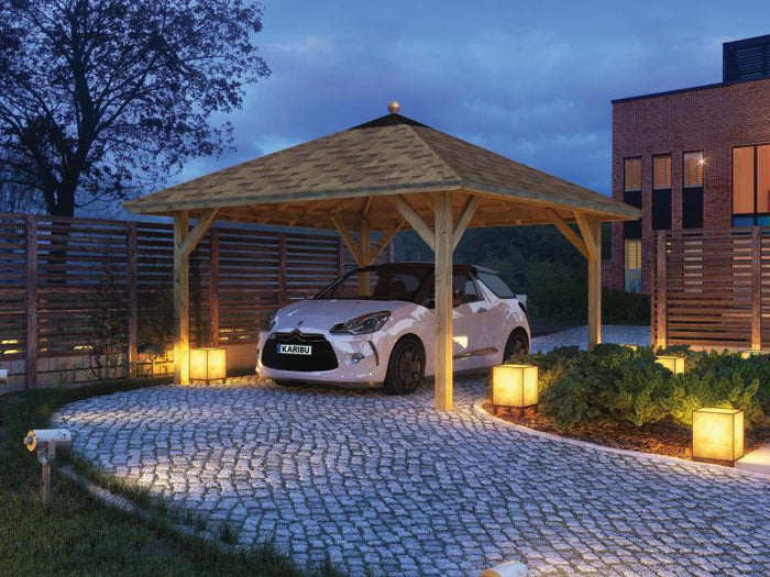 Karibu 4-Eck Pavillon Classic Holm 1 kdi