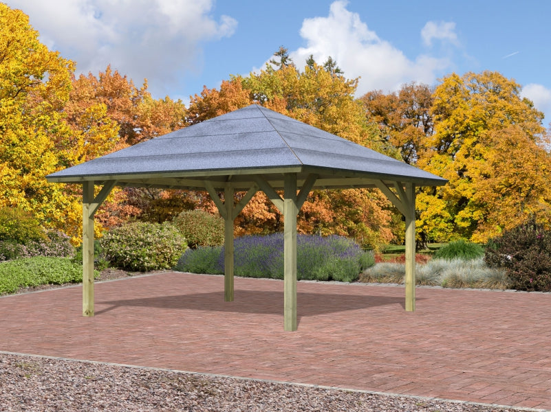 Karibu 4-Eck Pavillon Classic Holm 1 kdi