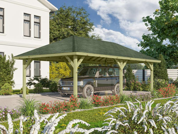 Karibu 4-Eck Pavillon Classic Holm 2 kdi