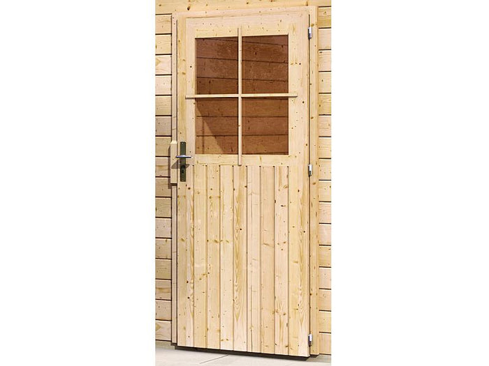 Karibu Blockbohlengarage 40 mm natur