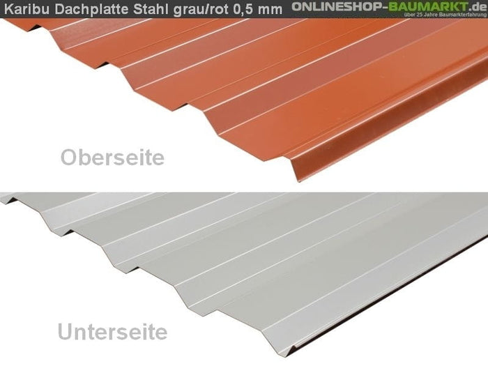 Karibu Carport Classic Einzel 1 mit 2 Einfahrtsbögen kdi