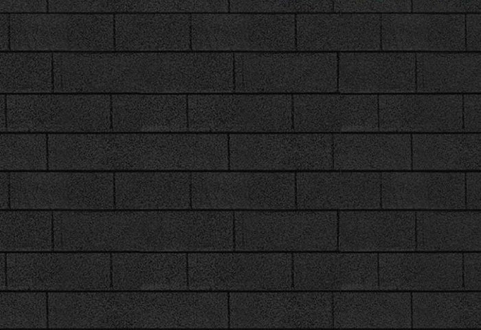Karibu Dachschindeln Rechteck schwarz 3 Pakete